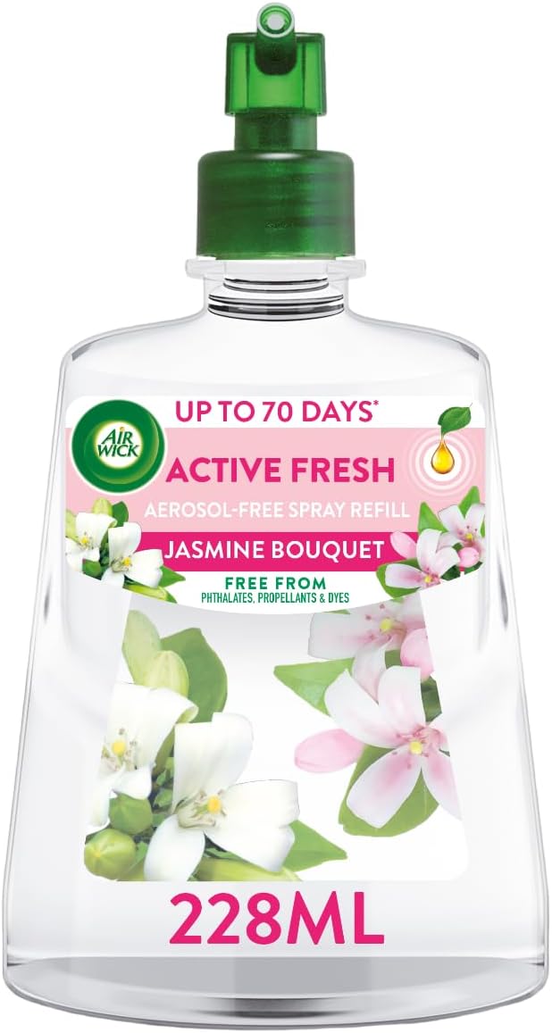 Airwick AerosolFree Automatic Air Freshener Spray Refill, Jasmine