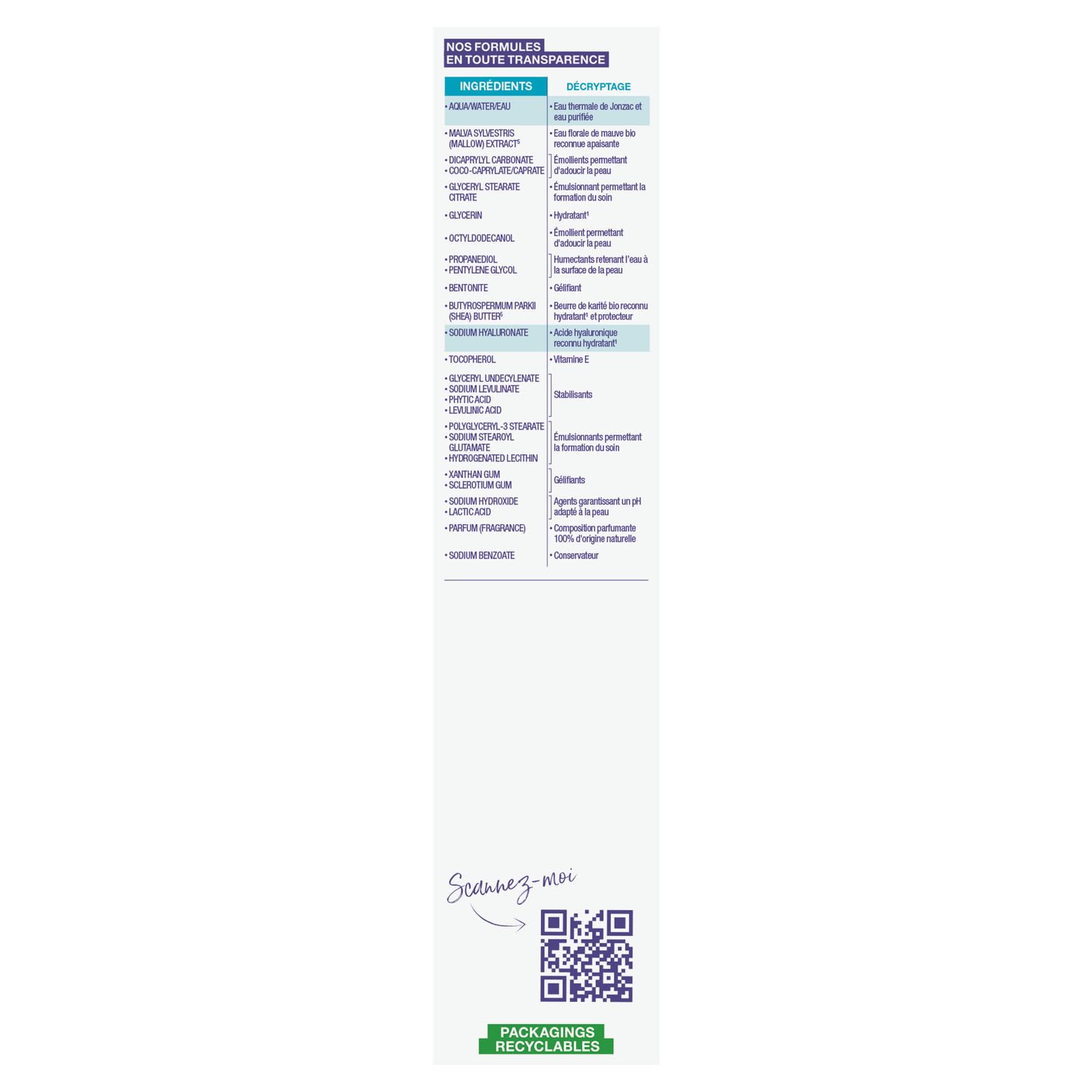 EAU THERMALE JONZAC Soin Visage Réhydratant Léger Bio 50 ml — Hydratation 24h Peaux Normales à Mixtes Haute Tolérance - Lot de 2