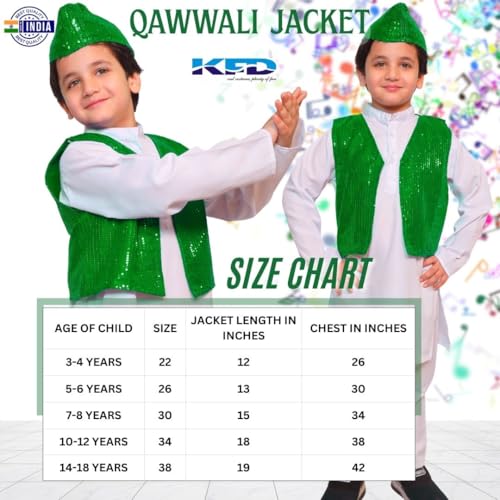 Image of Kaku Fancy Dresses Qawwali Jacket For Dance Costume /Qwwali Dance Fancy Dress Jacket for Kids