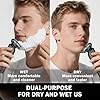 NONK Electric Razor for Men, Electric Shavers for Men, 3-Blade Rotary Shaving System, Waterproof Dry Wet Cordless Razor, Type-C Fast Charging, Digital Display #5