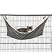 ProSelect Wild Time Pet Cage Hammock – Black and White Polka Dot Design With Fleece Interior and Measuring 21” x 12.5”