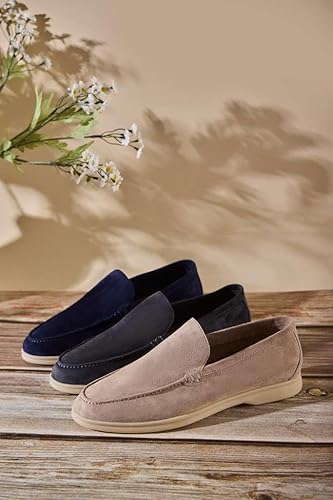 Miniatura 7 de Mocasines de cuero de gamuza de diseñador prémium para hombre Summer Stroll