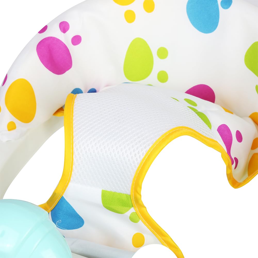 Andador de bebé plegable, 5 en 1 Andador plegable para bebé, youpala, fácil de plegar, andador multifunción, diseño anticolisión, luces y música, 6 meses y más, hasta 12 kg, 62 x 68 x 36-81 cm, verde