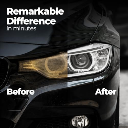 Image of Kelvinn Headlight Restorer 100g,Removes Yellowing, Fades & Scratches, Restores Clarity & Shine for Car and Bike Headlights, Improves Night Visibility (Pack of 5)