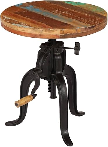 Miniatura 8 de APOSSS Mesa auxiliar, mesa auxiliar para sala de estar, mesa auxiliar, mesita de noche, mesa auxiliar de 17.7 pulgadas x (17.7 a 24.4 pulgadas),