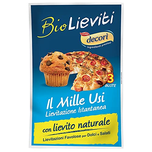Decorì Lievito il Milleusi Bio. - Cartone 30 Pezzi