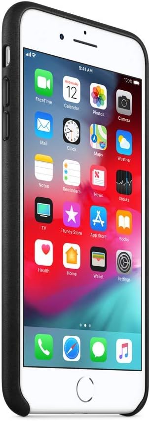 Apple iPhone 8 Plus / 7 Plus Leather Case - Black