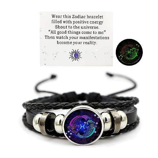 Zodiac Guardian Leather Bracelet