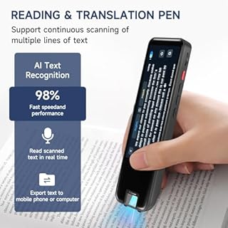 Translation Pen Reading Pen for Dyslexia Kids & Adults, Online/Offline Translator Pen Scanner, Photo/Voice/Text to Speech 142 Language Translator Device for Travel Business Learning