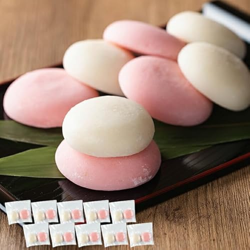 ちろす家 紅白餅(100g×2個を10セット) おもち 餅 お祝い 餅投げ 餅まき イベント 個包装 和菓子 真空パック 冷凍