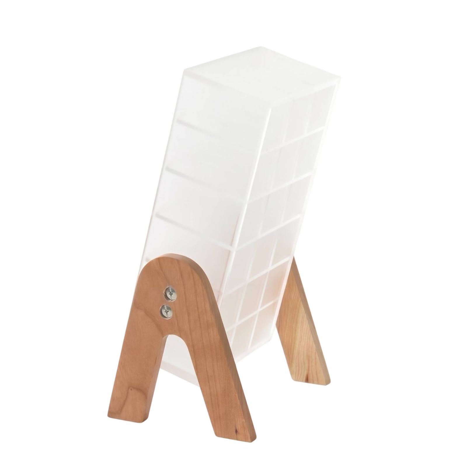 Organisateur de Rangement Acrylique Porte Rouge à Lèvres Présentoir Casier Support Cosmétique Transparent à Compartiments pour Plan de Travail Adapté, Marron