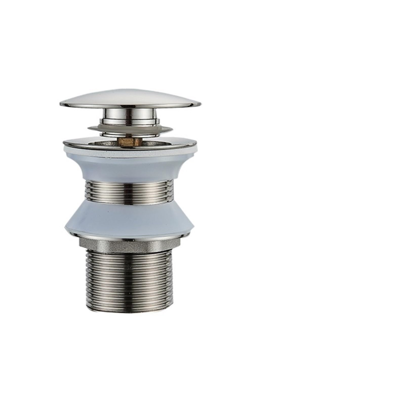 Pop Up Clack, Pop Up Sink Plug Replacement with Strainer, Bathroom Drain Stopper Multicolor(Nickel B)