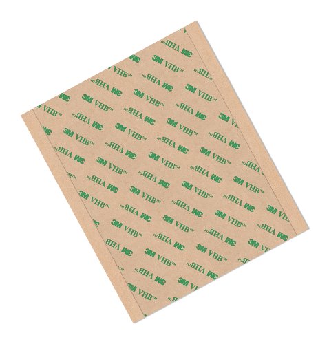 Image of 3M VHB F9473PC Adhesive Transfer Tape (Pack of 25) - 6 in (W) x 10.5 in (L). Transparent Tape Strip for Permanent Bonding. Adhesive Tapes