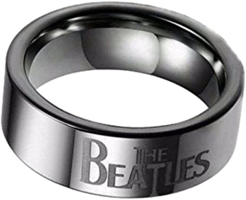 TCB Creations Rock Band Name Logo Stainless Steel Band Finger Ring (12)