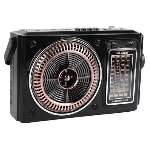 Radio portable AM FM ondes courtes 4 en 1 avec haut-parleur et carte mémoire de voyage