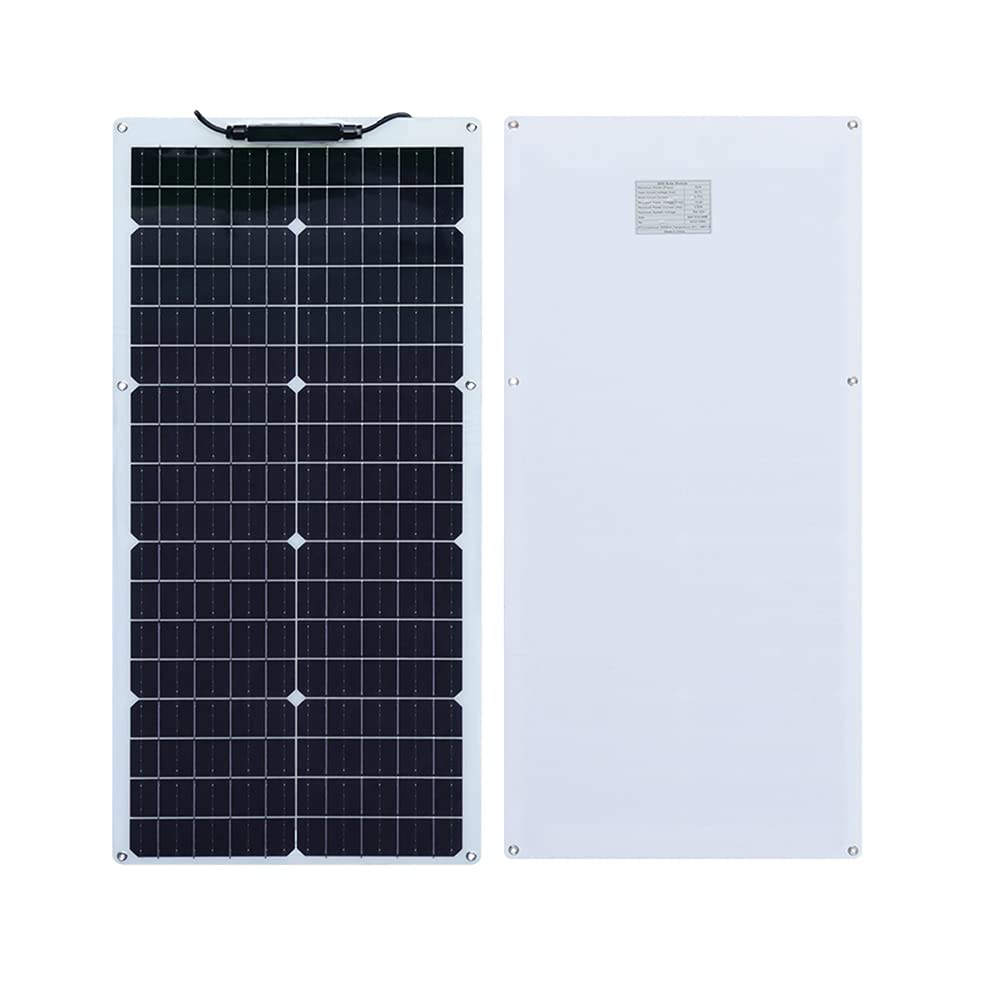 XINPUGUANG Pannello solare fotovoltaico flessibile da 50 W, modulo monocristallino per barca, auto, camper, roulotte, capannone (50 watt)