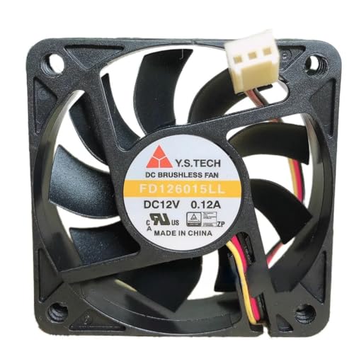FD126015LL 12V 0.12A 60MM Fan - 6015 6CM 3-Wire Cooling Fan