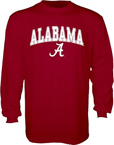 Blue 84 Camiseta de manga larga para hombre, color del equipo, arqueando sobre