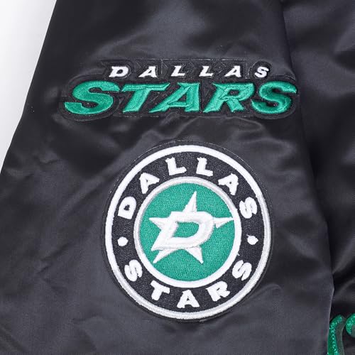 Image of Pro Standard Mens NHL Old English Satin Jacket