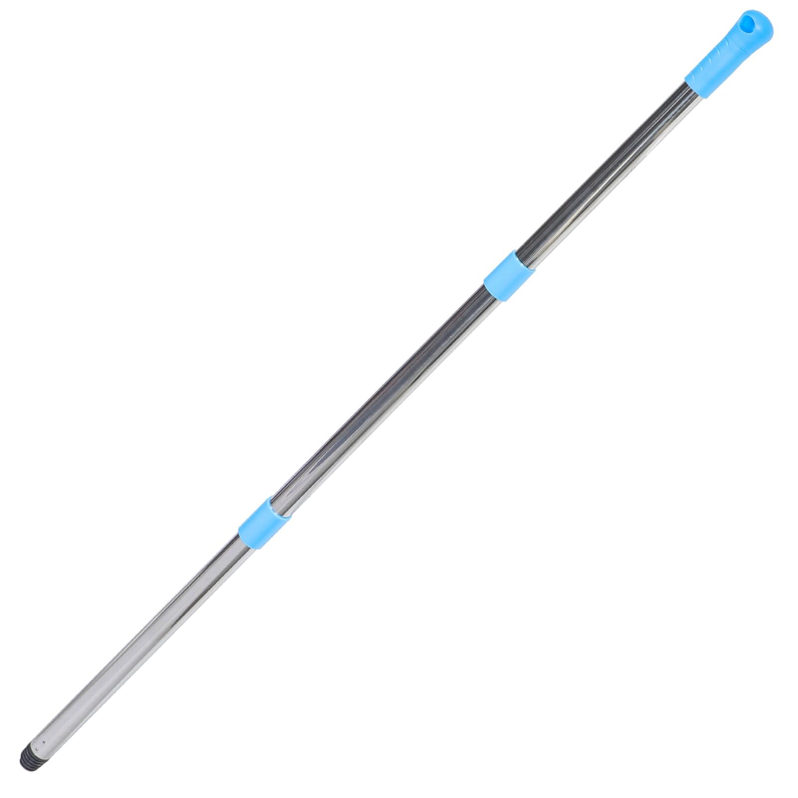 SOESFOUFU Stainless Steel Mop Pole Replacement Rod Section Detachable Design for Enhanced Cleaning Performance Compatible Household Mops and Brooms Easy Installation and Strong Construction