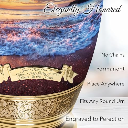 Image of Hawaiian Sunset Cremation Urns for Human Ashes Adult Male Urns for Ashes