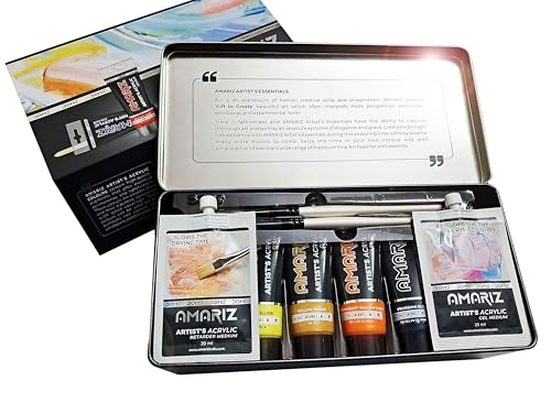 Image of Doms Amariz Artist'S Arcylic Colours |12 Shades Of 40Ml Each