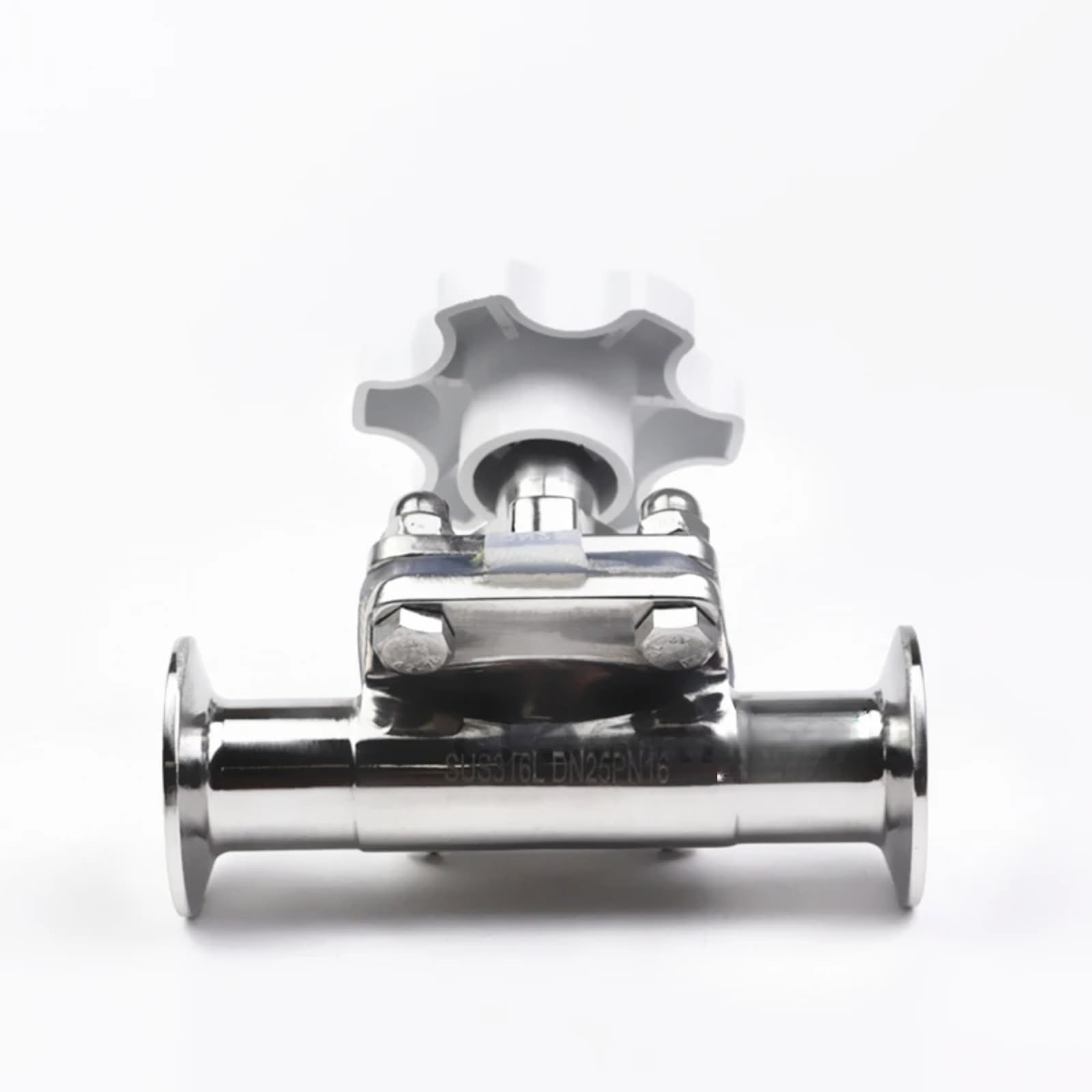 1 pcs Válvula de diafragma Tri-Clamp 38mm × Férula 50.5mm