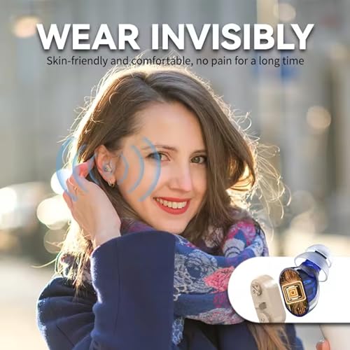 Image of Balson AG-7950 Mini Invisible Rechargeable Digital CIC Hearing Amplifier Ear Aid Receiver Rechargeable Hearing Aids For Seniors (Red, For Right Ear, With Dry Kit)