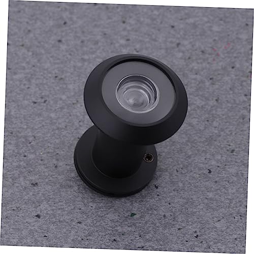 Jojofuny Mirilla para Puerta Ojo de Gato de Ángulo Amplio 200 Grados Lente de Alta Definición Color Negro Sólido miniatura 7