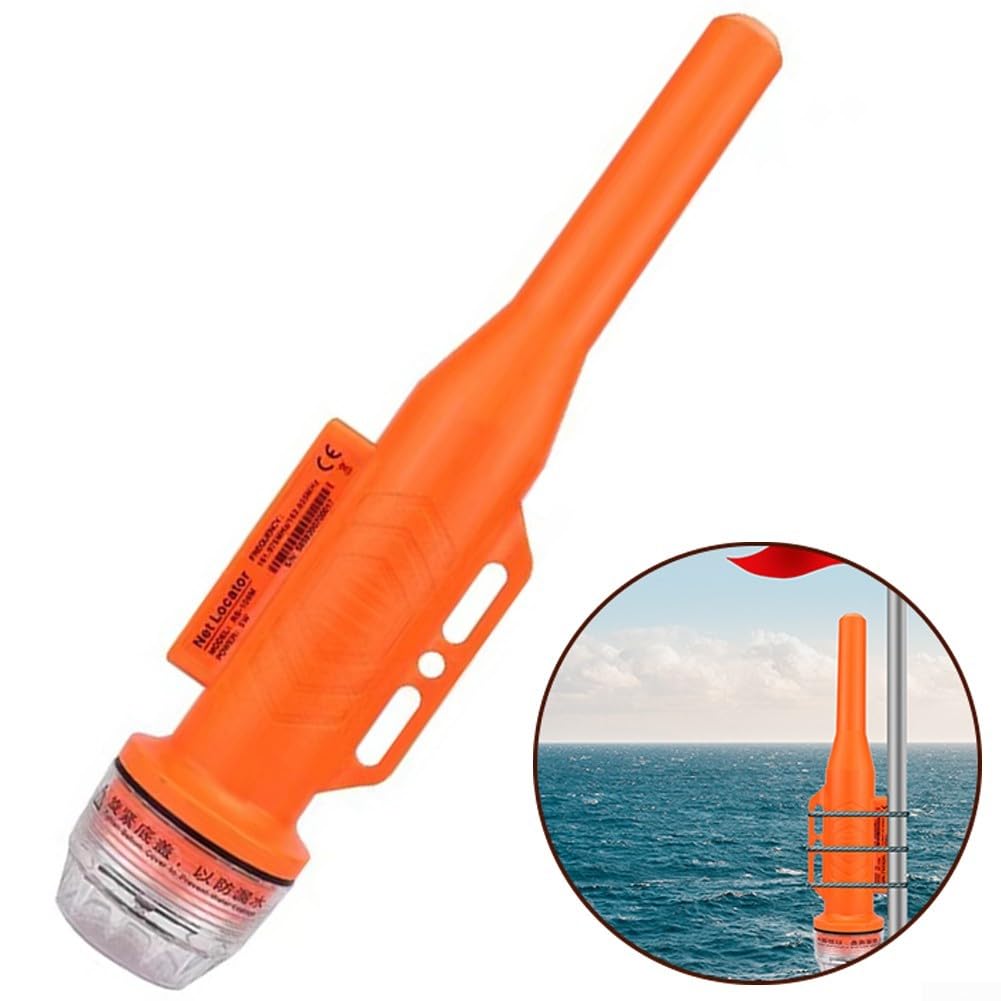 Eawfgtuw RS-109M - Localizador de red transpondedor AIS marino para arrastreros, GPS de barco de pesca con 15 días de espera, rango de alta potencia de 10 millas, datos de batería en tiempo real