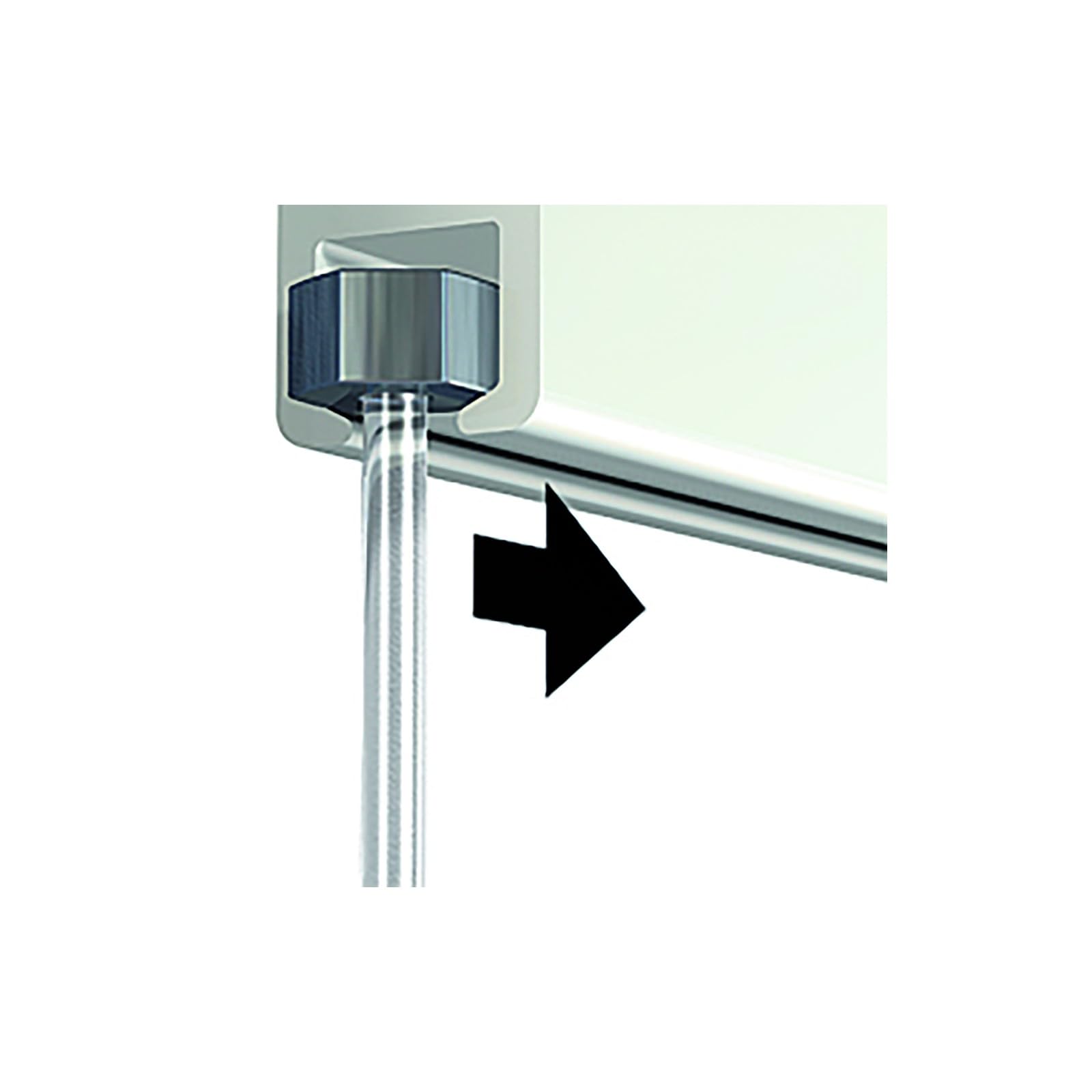 Arti Teq - Pack Eco 4 mètres de cimaise Click Rail couleur Blanc (peut être peint) - Solution suspension cadres et tableaux - Blanc