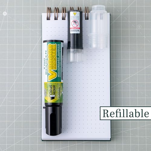 PILOT V Board Master Refillable Dry-Erase Markers, Medium Chisel Tip, Black Ink, 15ct Tub - image 4