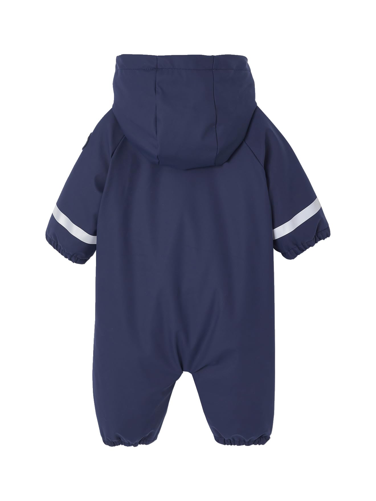 VERTBAUDET Combinaison à capuche anti-pluie bébé doublée maille polaire bleu nuit 12M(74CM)