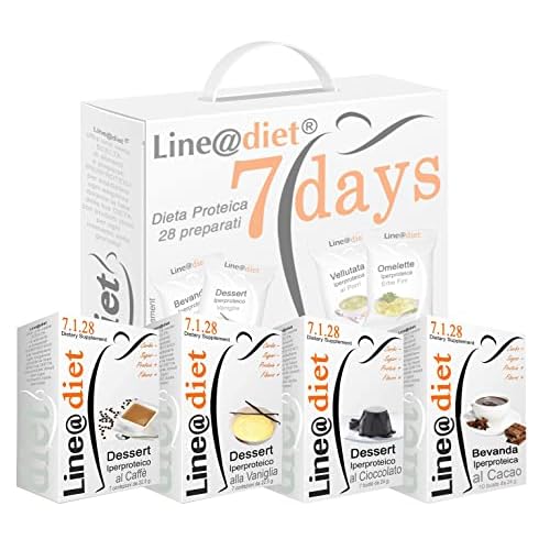 7-Day Protein Diet Kit | Sweet Option | 28 single-serving preparations for breakfast, lunch, snack and dinner with high protein value and low carbohydrate and sugar content