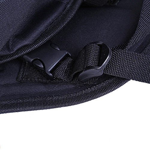 Dilwe Padded Kayak Sitz Bootssitz Seat Soft Kissen mit Backres und abnehmbare Tasche für Kanu Fischerboot