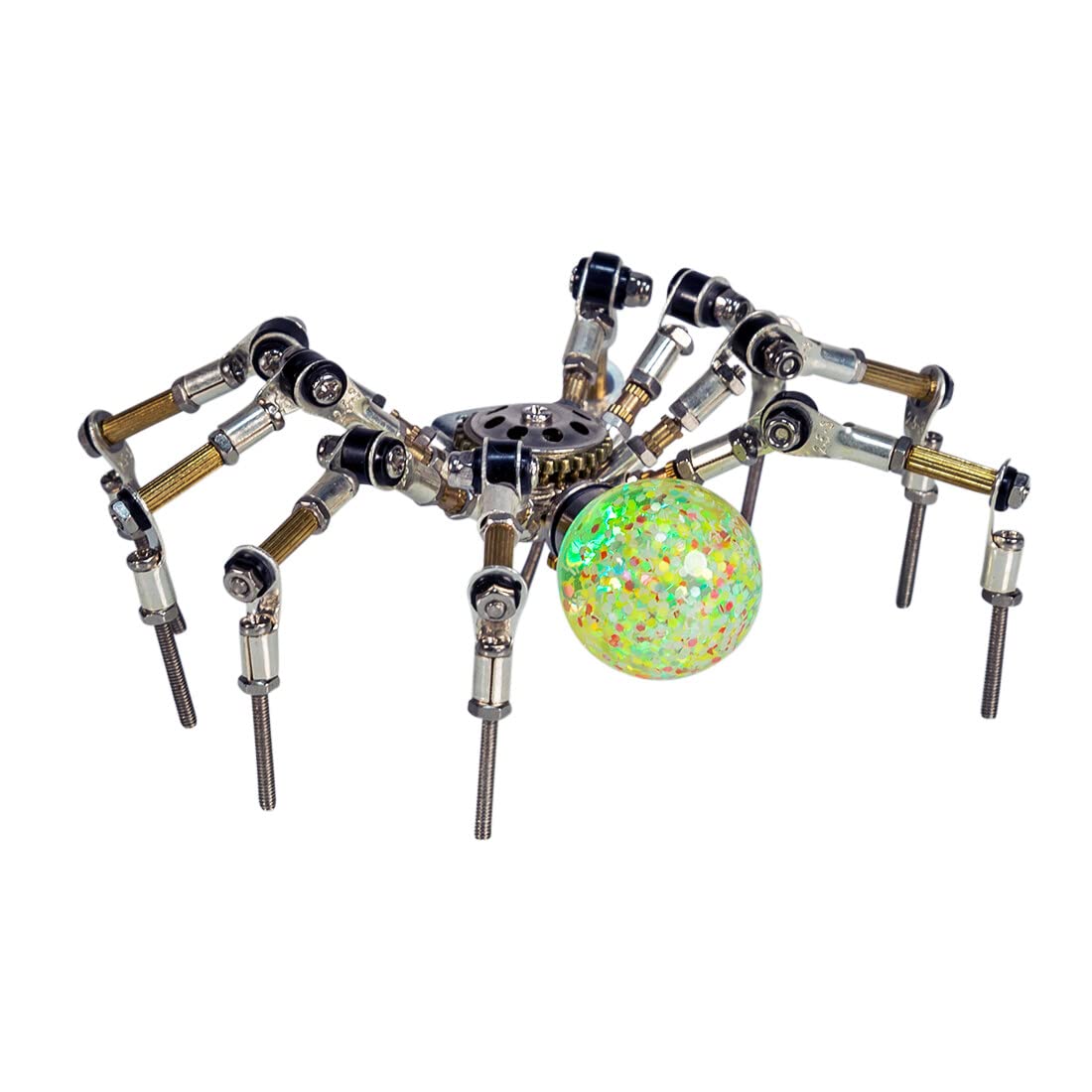 Set di puzzle con ragni in metallo 3D, 270 pezzi, insetti meccanici, puzzle 3D, set da modello, decorazione fai da te per gli appassionati