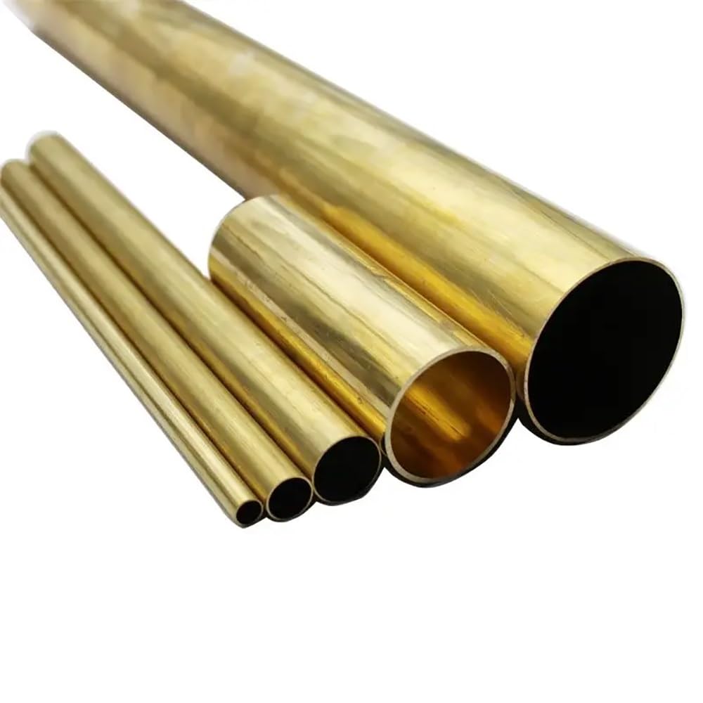 Tubo de latón H62 de 10-15 mm de diámetro exterior de 500 mm de longitud for proyectos de soldadura de bricolaje, 1 unidad(12x0.8x500mm)