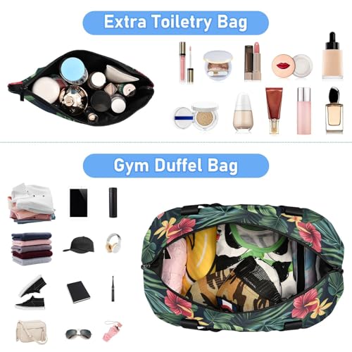 Travel Tote Weekender/Overnight duffel bag port gym bag Tote for Workout Foldable4