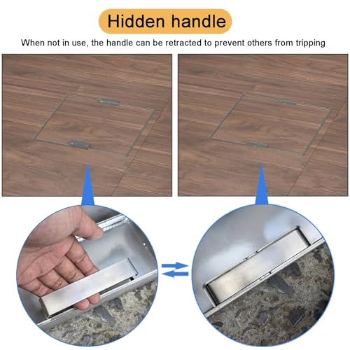 Cubierta de Acero Inoxidable Impermeable contra Olores de Tanque Séptico 6