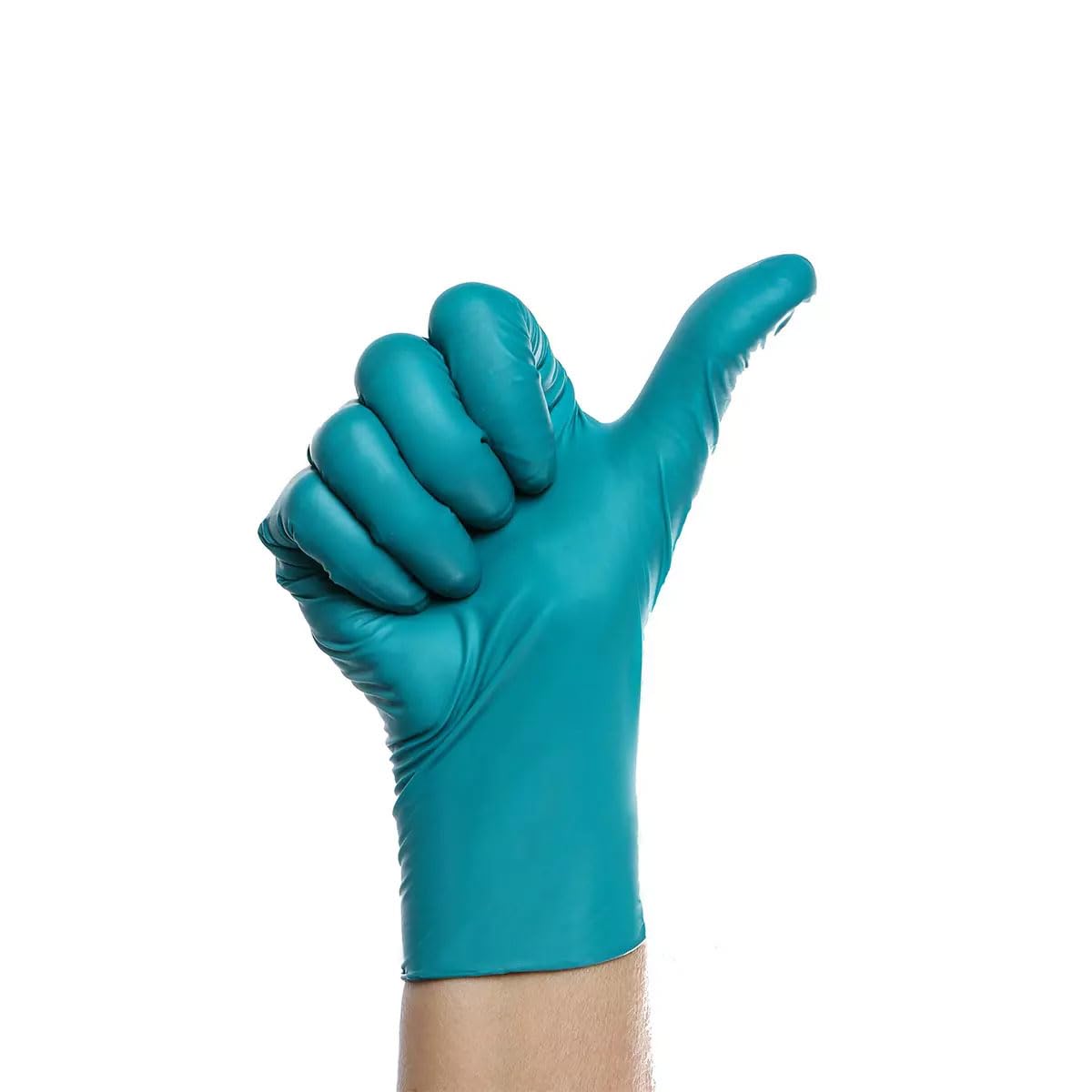 AMPRI Guante desechable SolidSafety ChemN Special Talla L Verde Nitrilo EN 374, EN 455 PSA Categoría III