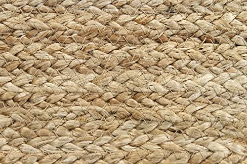 HAMID Rug Jute Alhambra Natural Colour, Jute Rug, Area Rug 100% Jute Fibre Hand Wovem, Braided Rug for Home, Living Room, Floor Carpet..(300x250cm)