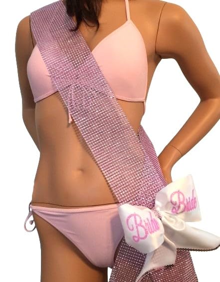 Bachelorette sash, Bride To Be sash and personalized bow