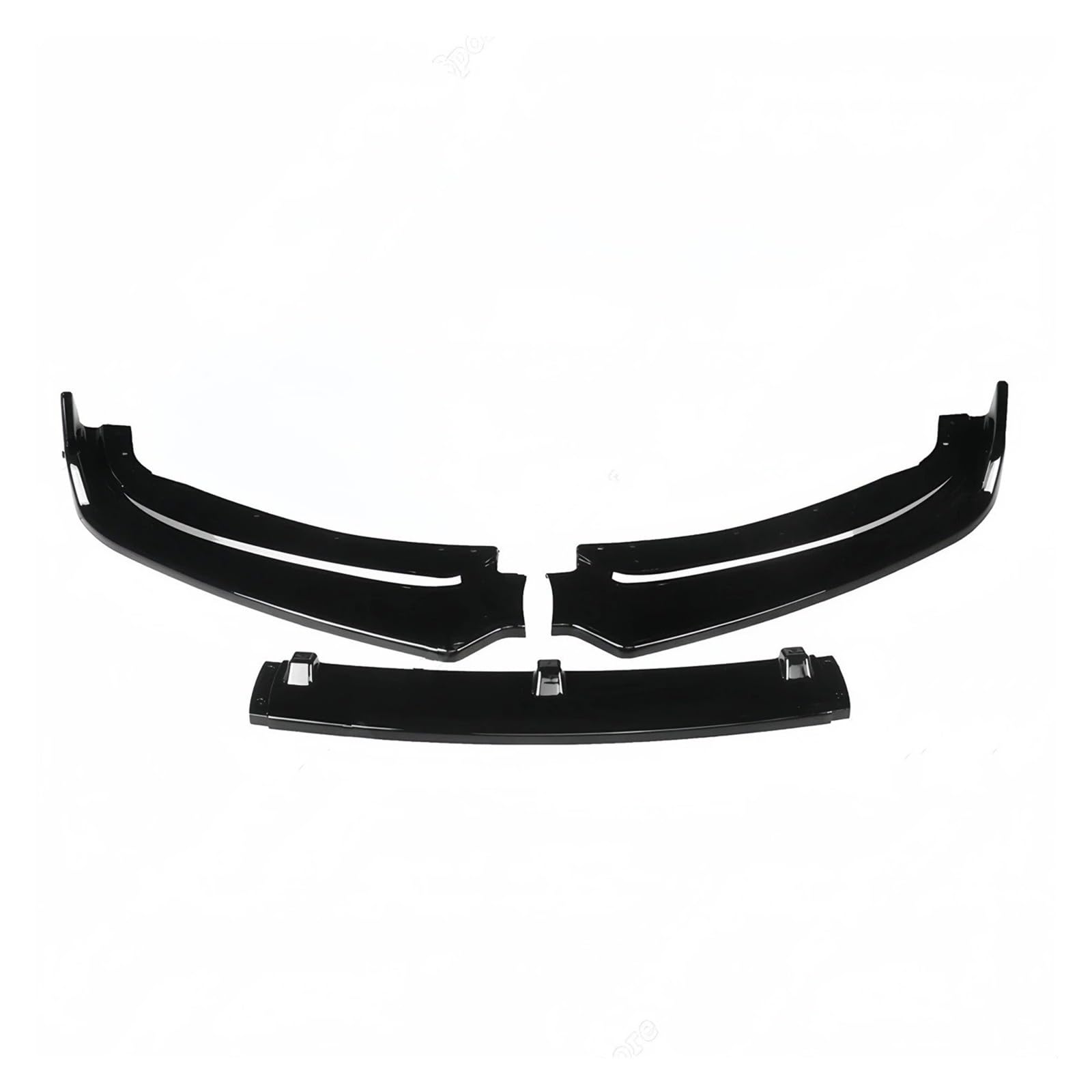 Labbro Anteriore Spoiler Per BMW F30 F31 Serie 3 Standard 335i 335d 325d 320d 2015-2018 Paraurti Anteriore Auto, Splitter, Bodykit, Tuning, 3 Pezzi, Nero Lucido. Auto Labbro Spoiler