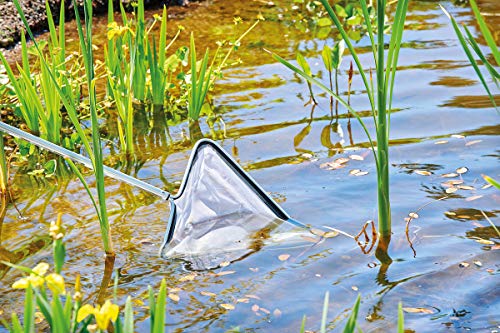 Oase Algenkescher extra fein dreieckig - Kescher, Teichzubehör, Teichkescher, Teichreinigung, Entfernung von Laub, Teichlinsen oder Algen