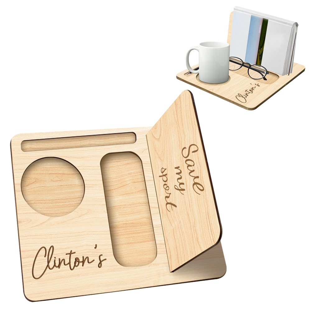 Leggio PortaLibri In Legno Con Portabicchiere - Design Fiore - Per Lettura Comoda Da Tavolo - Foto 13