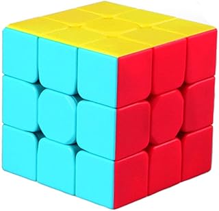 TANCH QIYI Speed Cube 3x3 Stickerless Magic Cube Puzzle Toy Colorful