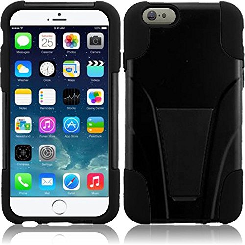 Coque iPhone 6 Plus HR noire avec support pour regarder vos séries en train