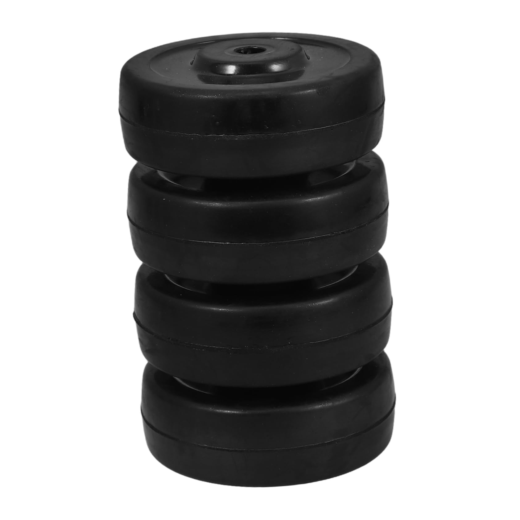 SOLUSTRE 4pcs Silent Rubber Caster Wheels for Patio Heater Universal Swivel Wheels for Storage Rack