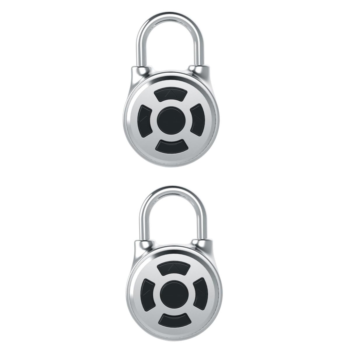 Mikikit Lucchetto Wireless Controllato Da App 2 Pezzi Per Armadietti Da Palestra Senza Chiave Robusto Per Valigie E Bagagli Design Elegante