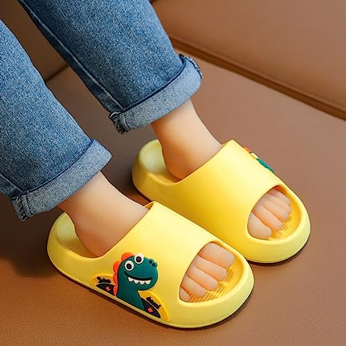 Generic Dinosaur Slippers for Boys Girls Anti-Slip Cute Cartoon Thick Sole Sandals Toddler Kids Garden Pool Beach Kid Shoes2